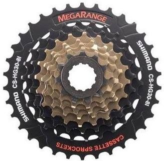 Кассета велосипедная SHIMANO Altus 8х11-32 черно-коричневая