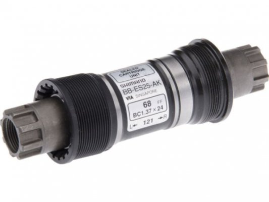 Каретка велосипедная Shimano ES25-AK, 68/121, Octalink,б/болтов