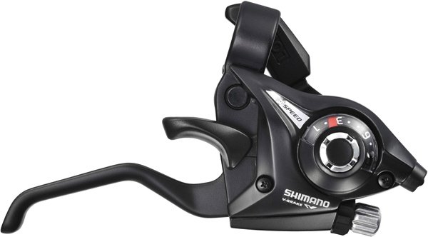 Переключатель SHIMANO велосипедный  Altus правый шифтер+тормозная ручка 9ск ASTEF51R9AL 2-2056-1