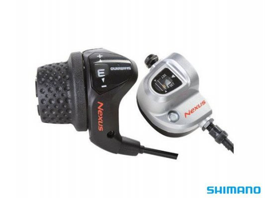Переключатель SHIMANO велосипедный  Nexus REVOSHIFT 3ск трос+рубашка 2300мм ASL3S41E230LS 2-3160