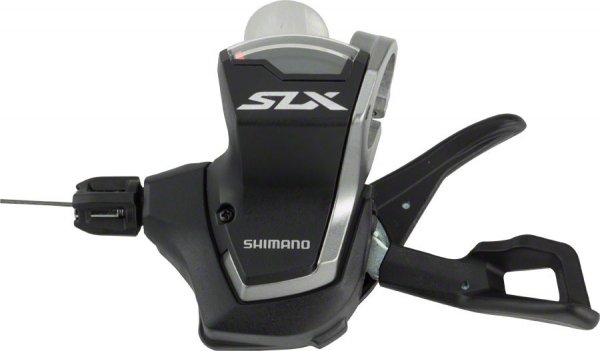 Шифтер велосипедный Shimano SLX, M7000, левий, 2/3 скорости, с оплеткой в комплекте