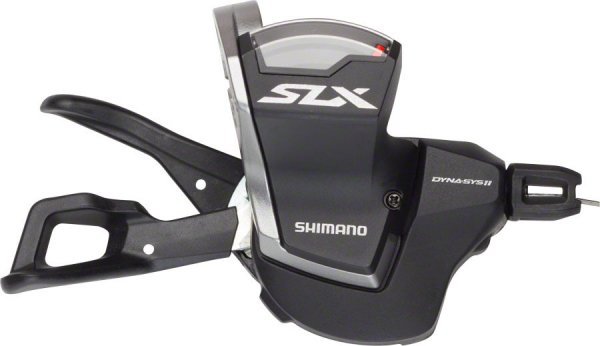 Шифтер велосипедный Shimano SLX, M7000, правый, 10 скоростей, трос и оплетка