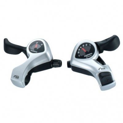 Шифтер велосипедный Shimano Tourney TX50 левый и правый 3x6(SIS)ск трос+оплетка ESLTX50P6SAT
