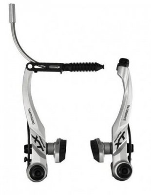 Тормоз велосипедный Shimano XT задний T780, V-brake колодки M70CT4 EBRT780RX22SP