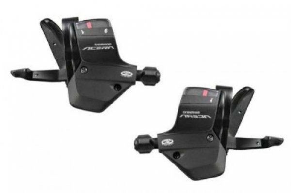 Переключатели SHIMANO для велосипеда  Acera Rapidfire PLUS 3х9ск троса+рубашки