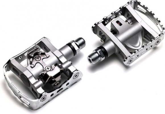 Педали SHIMANO для велосипеда  M324, с шипами, EPDM324