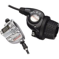 Шифтер для велосипеда Shimano Nexus 3S35E 3 ск с bell crank 3, оплетка, 2170мм ASL3S35E217LS