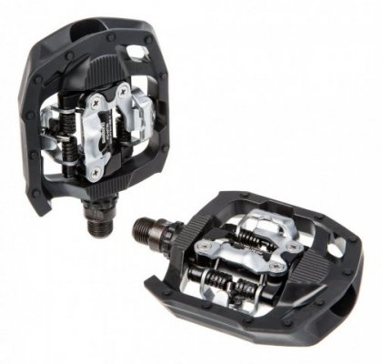 Педали SHIMANO для велосипеда  PD-MT50, с отражателями, с шипами, EPDMT50