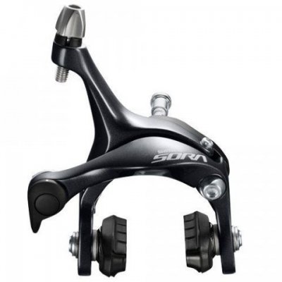 Тормоз клещевой SHIMANO Sora, R3000, задний, гайка/болт: 12.8/10.5мм, черный, EBRR3000AR87A