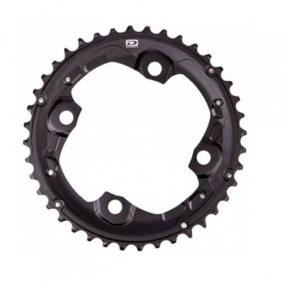 Звезда передняя SHIMANO FC-M615, 38T-AK, черная, Y1P098020