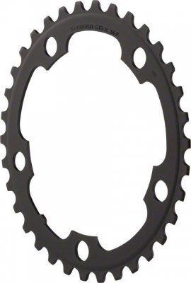 Звезда передняя SHIMANO, для FC-3550, 34T, цвет черный, Y1NB34000