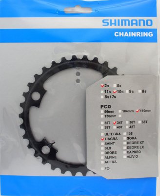 Звезда передняя SHIMANO, для FC-4700, 34T-MK, 50-34T, Y1RC34000