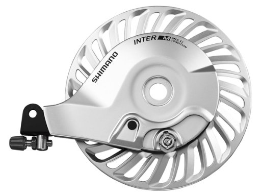 Тормоз роллерный велосипедный Shimano IM80, задний, с шайбой 7.2мм для BC3/8, белый ABRIM80RCW