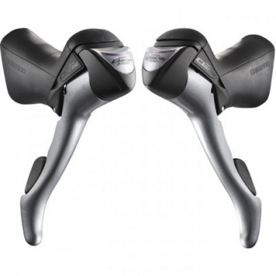 Шифтер с тормозной ручкой Shimano Claris 2400, 3x8 скоростей, трос+оплетка EST2400TPAA