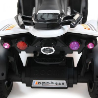 Детский спортивный электроквадроцикл Dongma-DMD Dongma ATV White 12V - DMD-268B-W