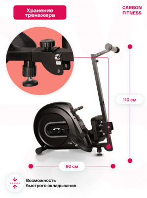 Гребной тренажер Carbon Fitness RW70