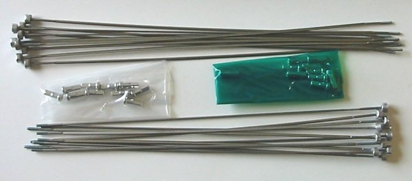 Спицы SHIMANO для WH-RS10A-L, заднего колеса, 302ммX20штук, нипели 20 штук EWHSPOKE2KB