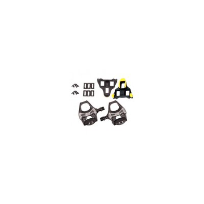 Педали SHIMANO 105 5800, SPD-SL, с шипами SH11, желтый, EPD5800