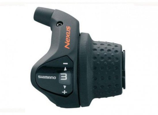 Шифтер SHIMANO Nexus SL-3S41E, revo, 3 скорости, трос+оплетк(1800мм), SM-BC06, ASL3S41E180LS