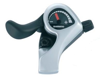 Шифтер SHIMANO Tourney TX50, левый/правый, 6 скорости, тросик+оплетка, ESLTX50P6FAT