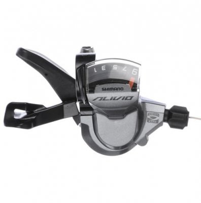 Шифтер Shimano Alivio M4000, передний/левый, 1800 мм, 3 скоростей