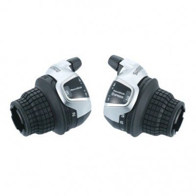 Перекл-ли SHIMANO 2-4086-1 TOURNEY REVOSHIFT 3х8скор. троса+руб. инд. уп.