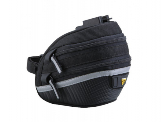 Подсёдельная велосипедная сумка TOPEAK Wedge Pack II, с креплением F25, сrain cover, средняя