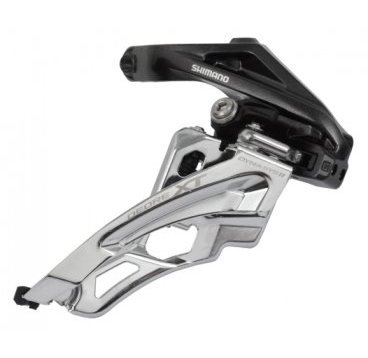 Переключатель передний SHIMANO XT M8020-H, верхний хомут, 3X11, верхняя тяга