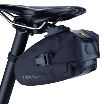 Велосумка подседельная TOPEAK Wedge DryBag, крепление QuickClick, черная