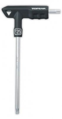 Торцевой ключ "звезда" TOPEAK T25 DuoTorx Wrench, 14 x 7.8 x 1.6 см