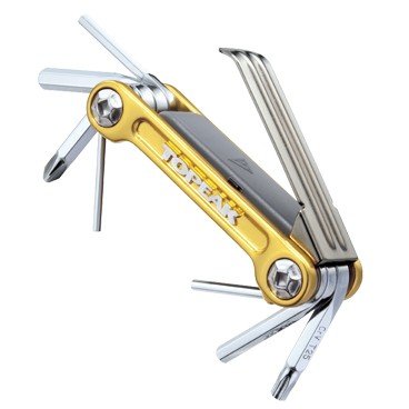 Набор TOPEAK Mini 9 Pro, 9 функций, с чехлом, золотой