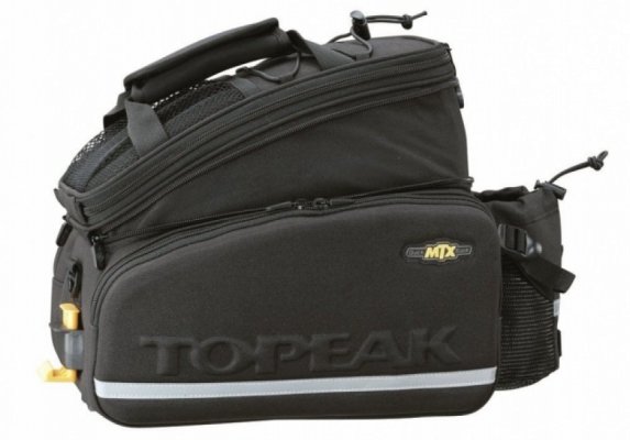 Велосумка с держателем для бутылки TOPEAK MTX Trunk Bag DX, черный, 36 x 25 x 21.5-29 см