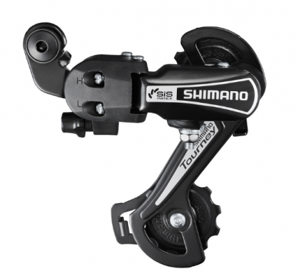Переключатель велосипедный SHIMANO Tourney RD-TY21-B-GS, задний, 6 скоростей, черный