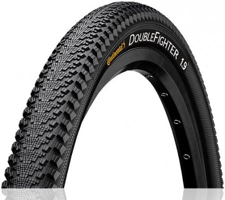 Покрышка CONTINENTAL Double Fighter 3, МТБ, 26x1.9", внедорожная