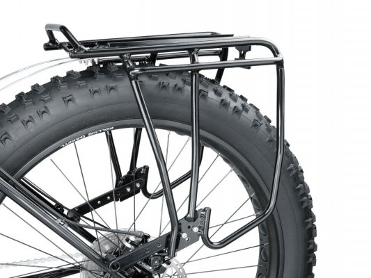 Велобагажник Uni Super Tourist FAT TOPEAK для Фетбайков с дисковыми тормозами, черный