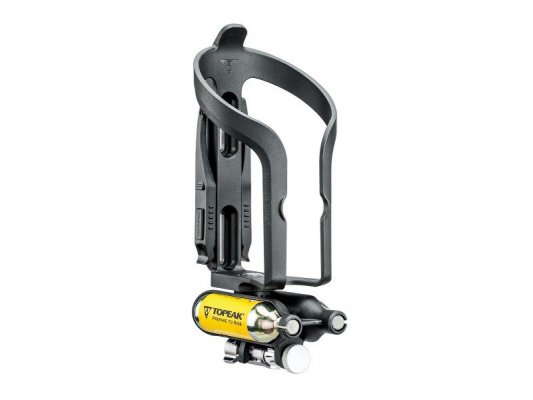 Флягодержатель с нагнетателем CO2 и балончиками TOPEAK Ninja CO2 Plus Cage, черный