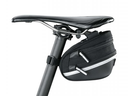 Подсёдельная велосумка TOPEAK Wedge Pack II, с креплением F25, сrain cover, большая