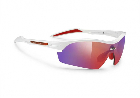 Очки Rudy Project REVENGE WHITE GLOSS-MLS RED RUBBER
