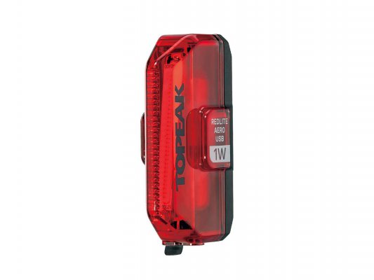 Фонарь задний для велосипеда TOPEAK RedLite Aero USB 1W с зарядкой, 640 мАч. 55 люмен.