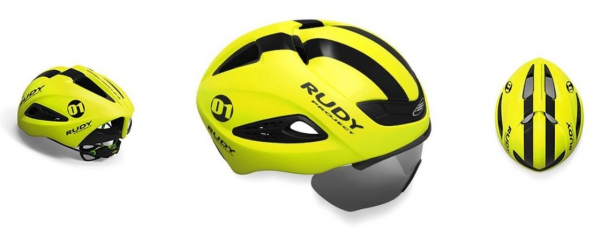 Велошлем Rudy Project BOOST 01 + визор YELL FLUO - BLACK MATT L