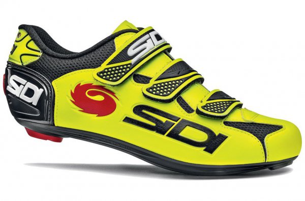Велотуфли Sidi LOGO черный желтый fluo