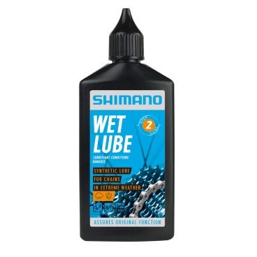 Смазка SHIMANO Wet Lube, для цепи, для влажной погоды, флакон, 100 мл
