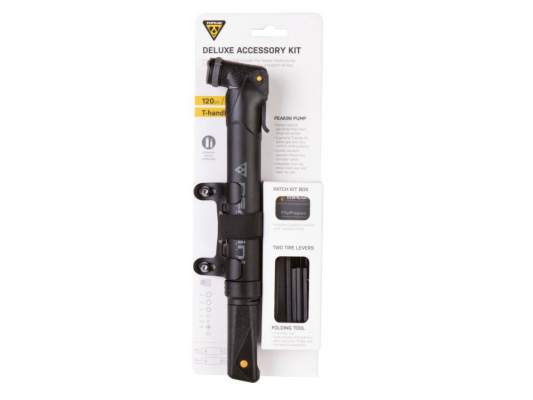 Комплект (мультиинструмент, монтажки, насос, набор д/ремонта камер) TOPEAK DELUXE ACCESSORY KIT