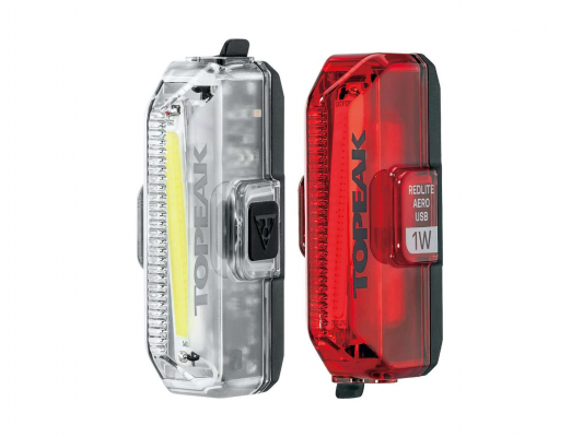 Фонари велосипедные TOPEAK Aero USB 1W Combo