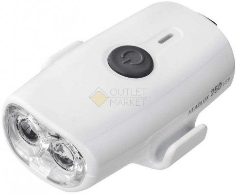 Фонарь передний TOPEAK HEADLUX 250 USB, 250 LUMENS USB RECHARGEABLE LIGHT, белый