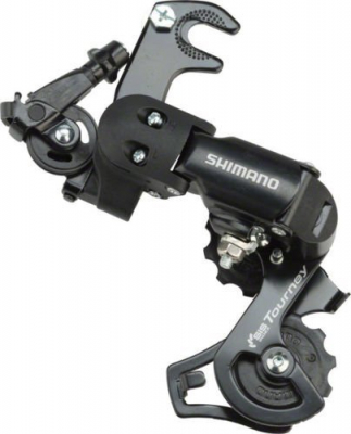 Переключатель велосипедный SHIMANO Tourney FT35, задний, супер короткая лапка, 6/7 скоростей, на ось