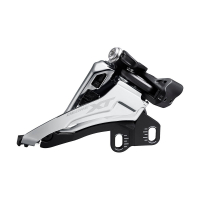 Переключатель передний SHIMANO Deore XT, M8100-E, E-type, side-swing, верхняя тяга, 36-38T, CL:48,8/51,8мм