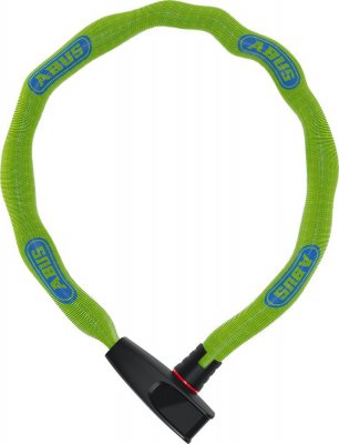 Замок велосипедный ABUS Catena 6806K/75, цепь, на ключ, Neon green