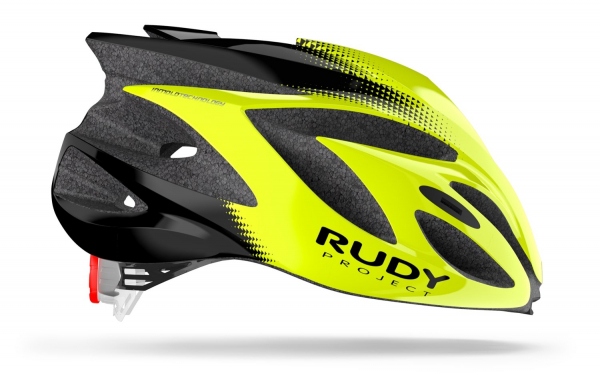 Велошлем Rudy Project RUSH Yellow Fluo/Black Shiny L