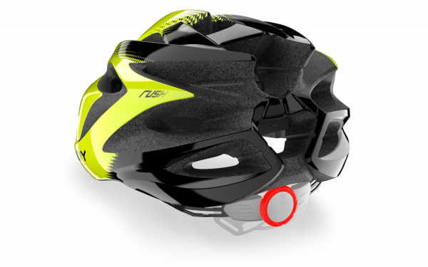 Велошлем Rudy Project RUSH Yellow Fluo/Black Shiny L